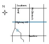 Lakeshore Executive Suites Location Sketch